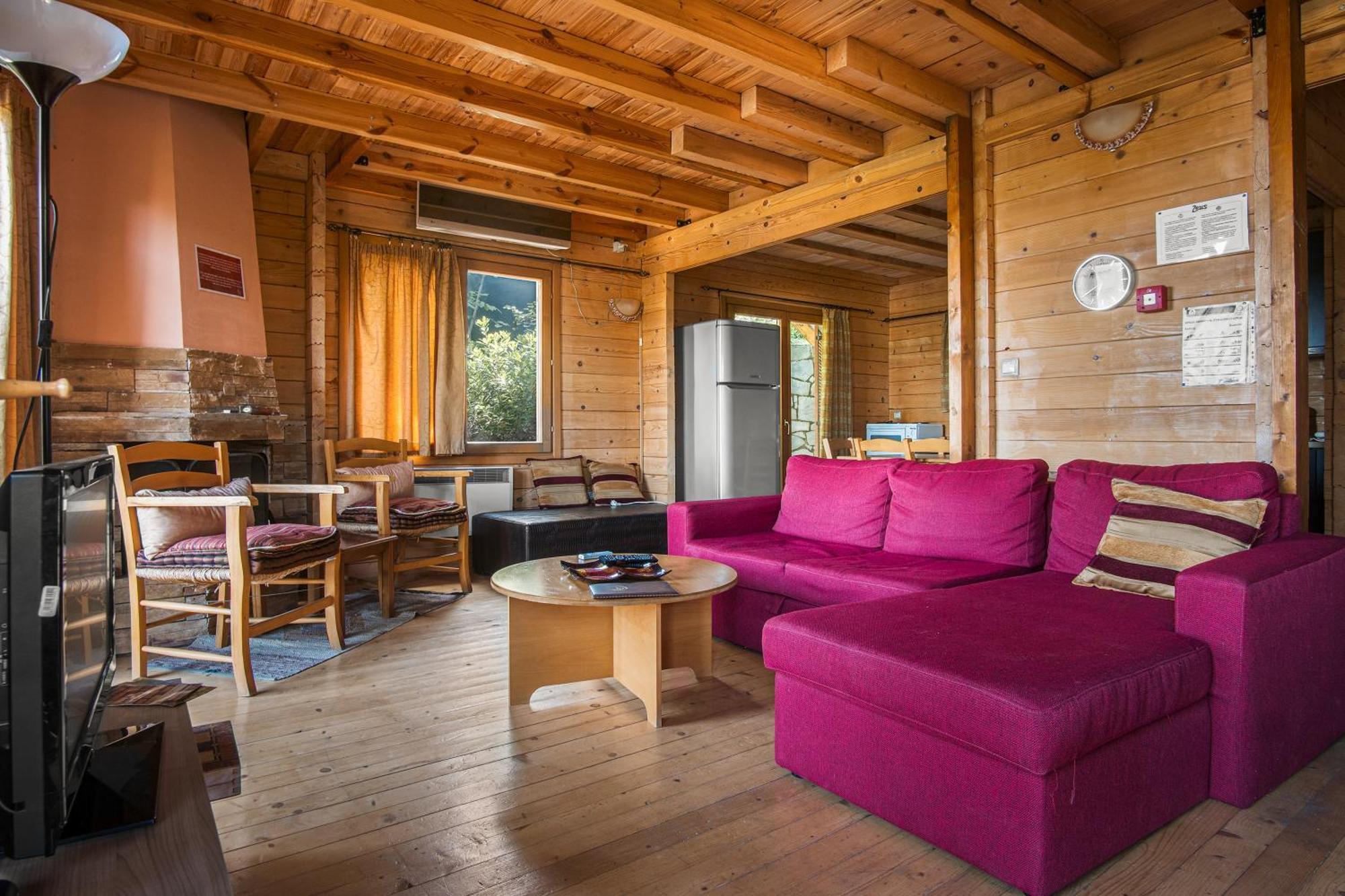 Zeus-Village Οικισμός Φινλανδικών Chalet Με Πισίνες & Γυμναστήριο Molos  Екстер'єр фото