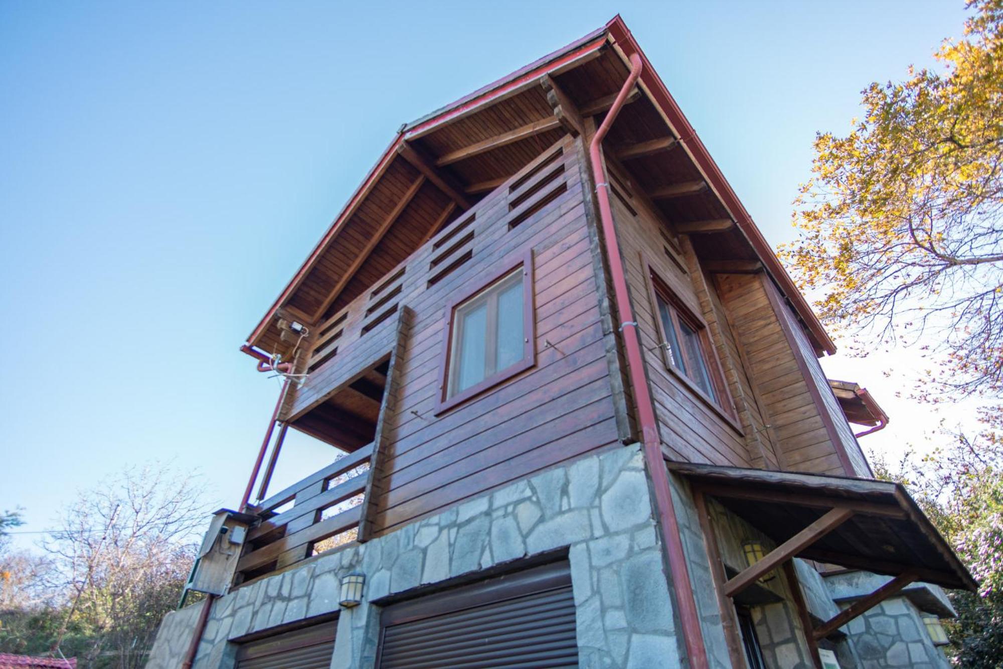 Zeus-Village Οικισμός Φινλανδικών Chalet Με Πισίνες & Γυμναστήριο Molos  Екстер'єр фото