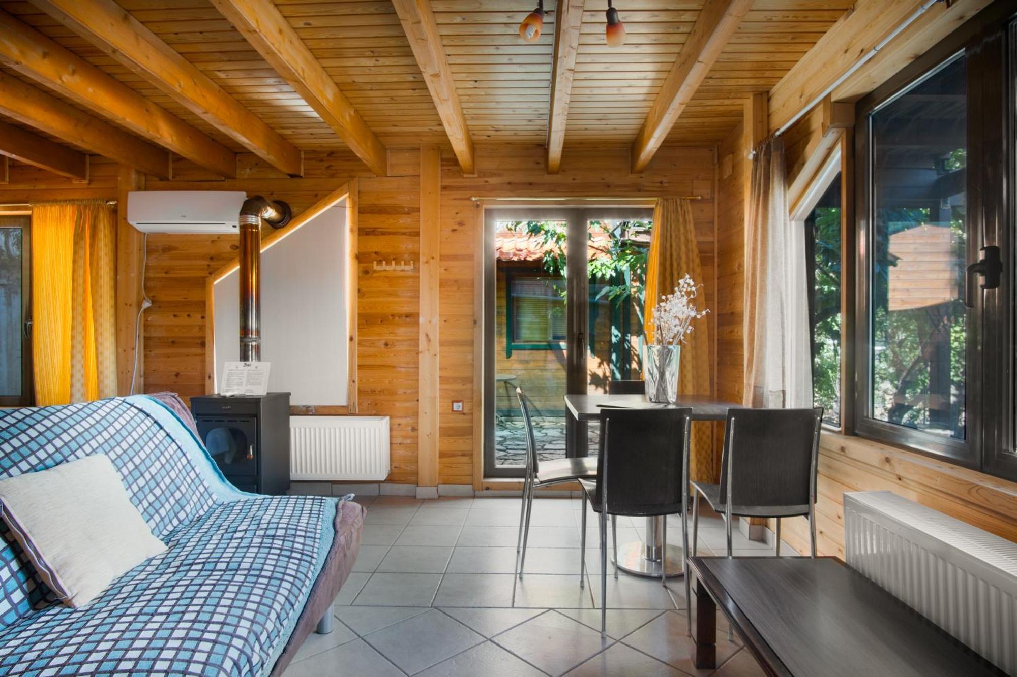 Zeus-Village Οικισμός Φινλανδικών Chalet Με Πισίνες & Γυμναστήριο Molos  Екстер'єр фото