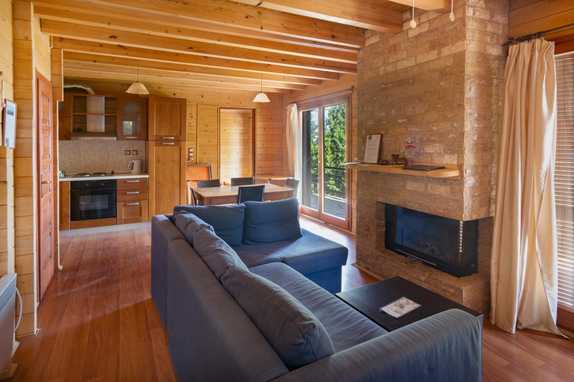 Zeus-Village Οικισμός Φινλανδικών Chalet Με Πισίνες & Γυμναστήριο Molos  Екстер'єр фото