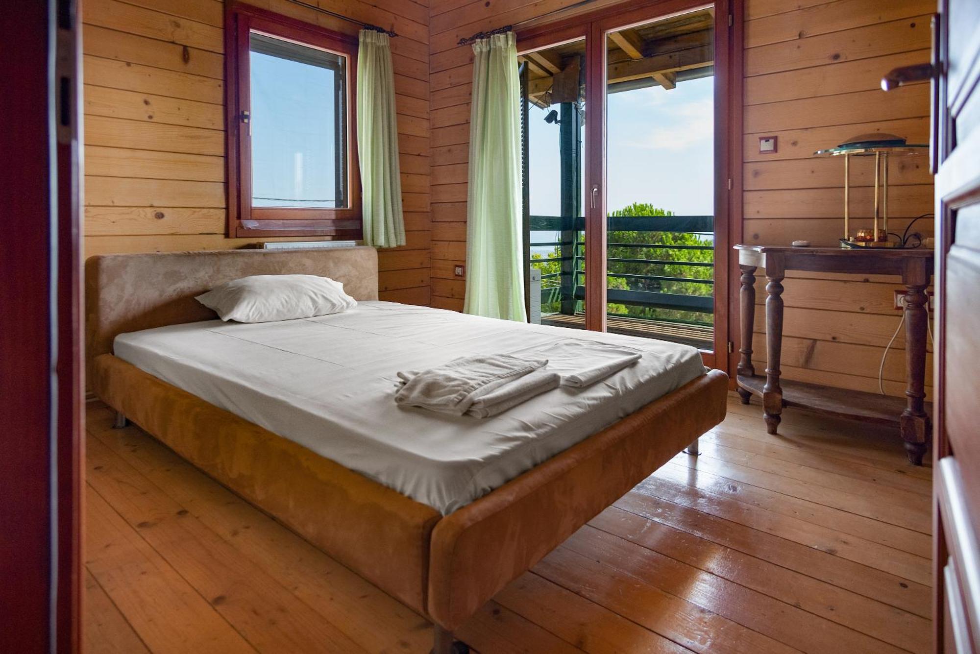 Zeus-Village Οικισμός Φινλανδικών Chalet Με Πισίνες & Γυμναστήριο Molos  Екстер'єр фото