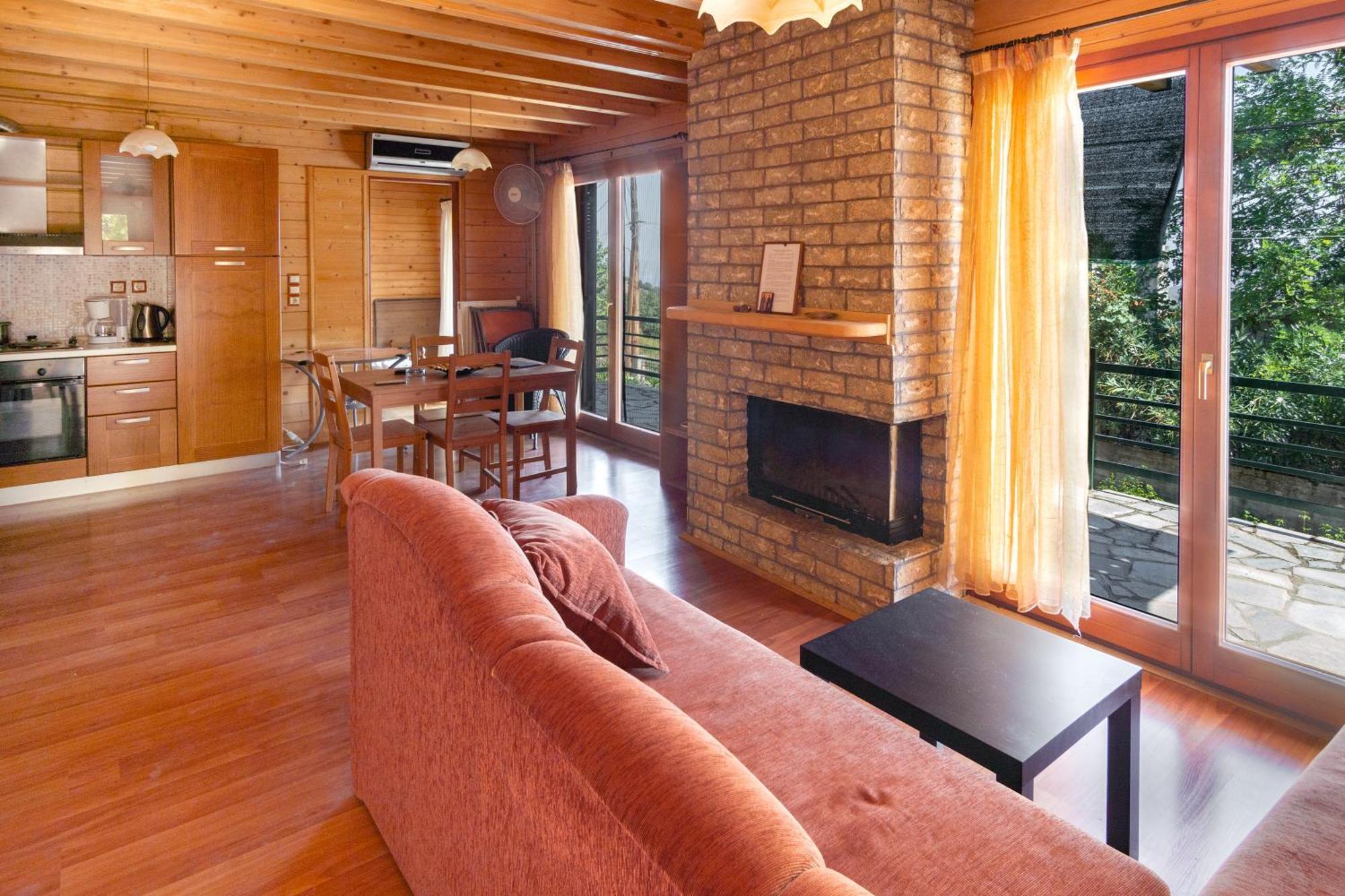 Zeus-Village Οικισμός Φινλανδικών Chalet Με Πισίνες & Γυμναστήριο Molos  Екстер'єр фото