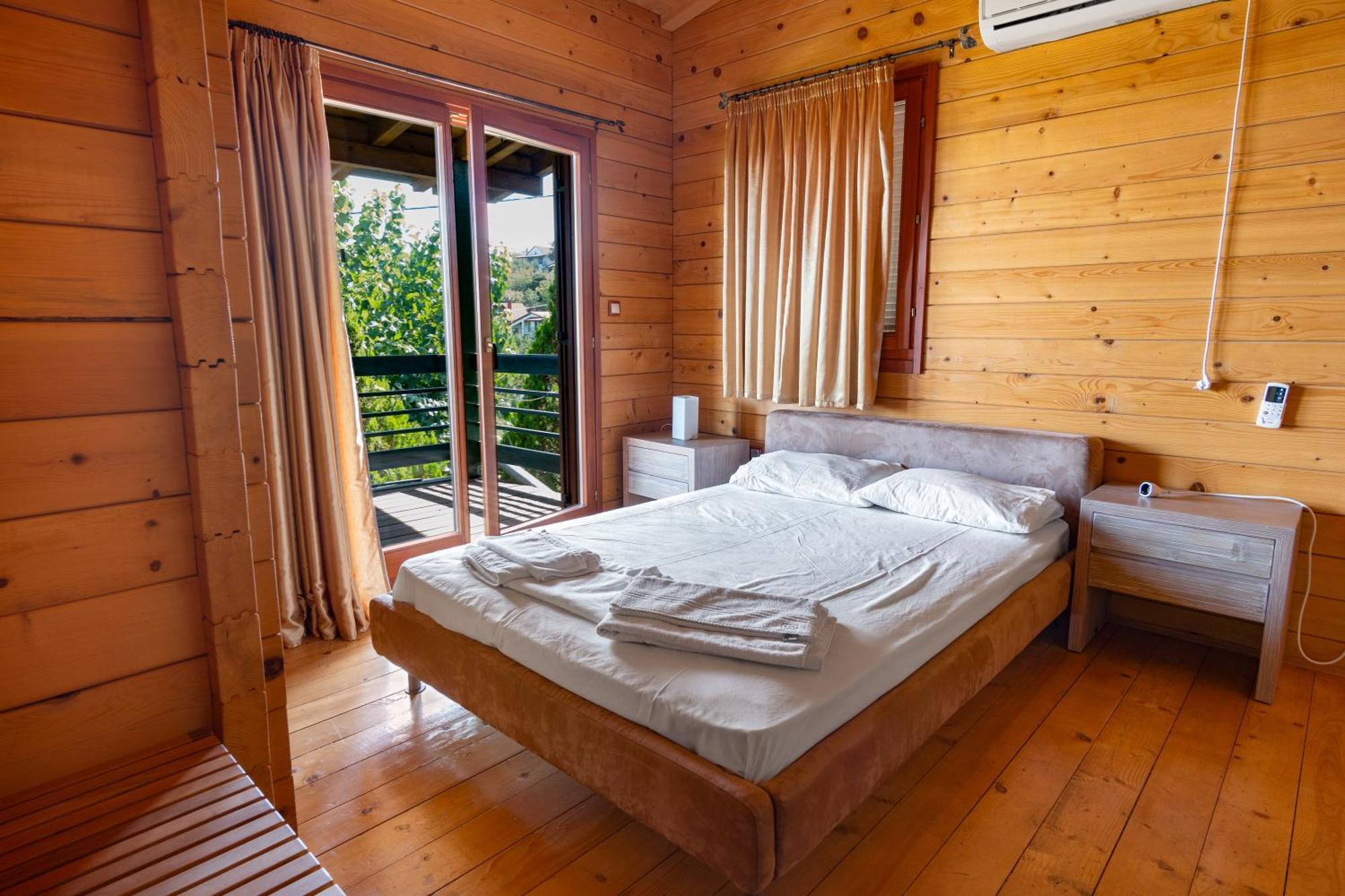 Zeus-Village Οικισμός Φινλανδικών Chalet Με Πισίνες & Γυμναστήριο Molos  Екстер'єр фото