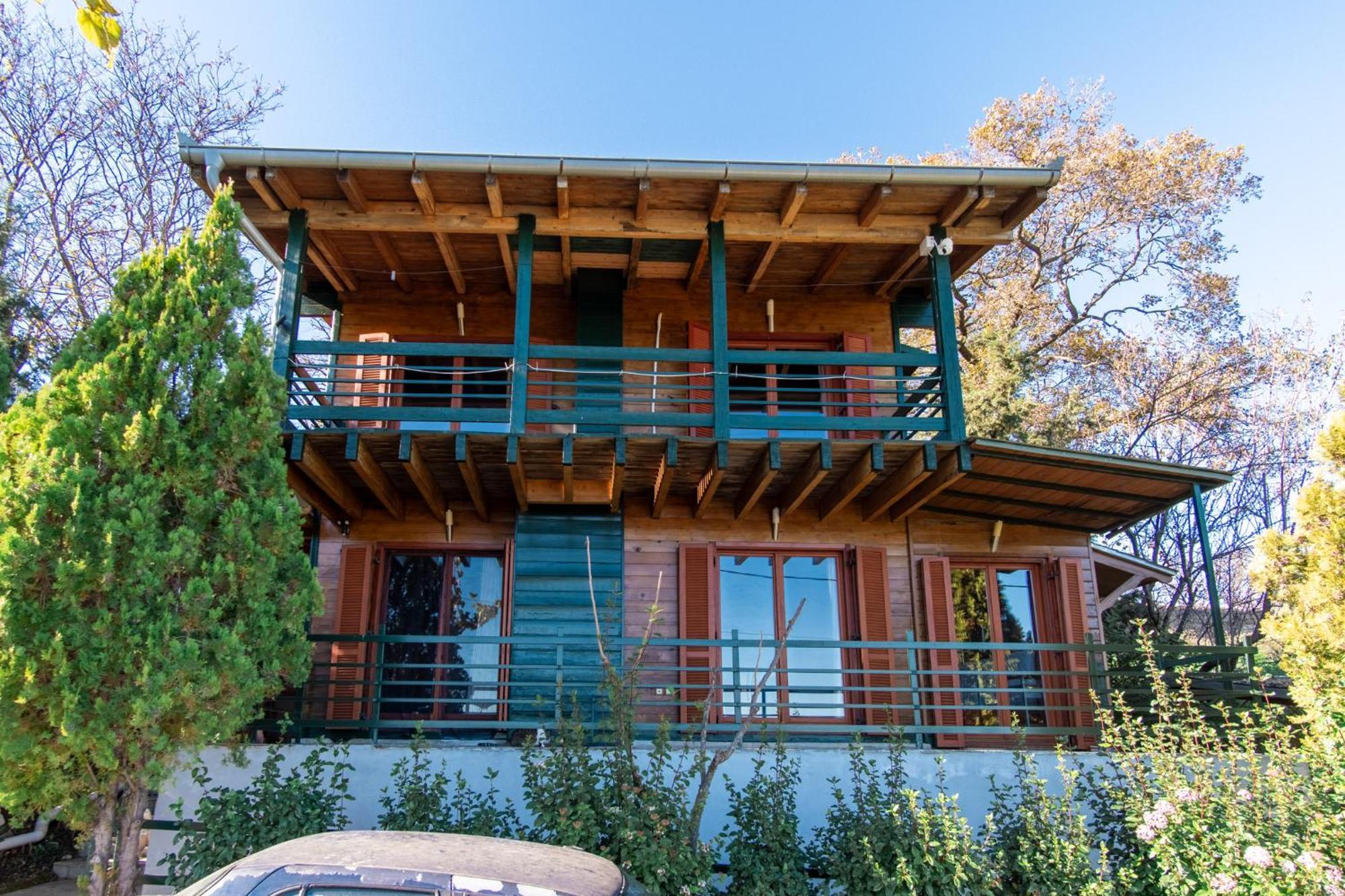 Zeus-Village Οικισμός Φινλανδικών Chalet Με Πισίνες & Γυμναστήριο Molos  Екстер'єр фото