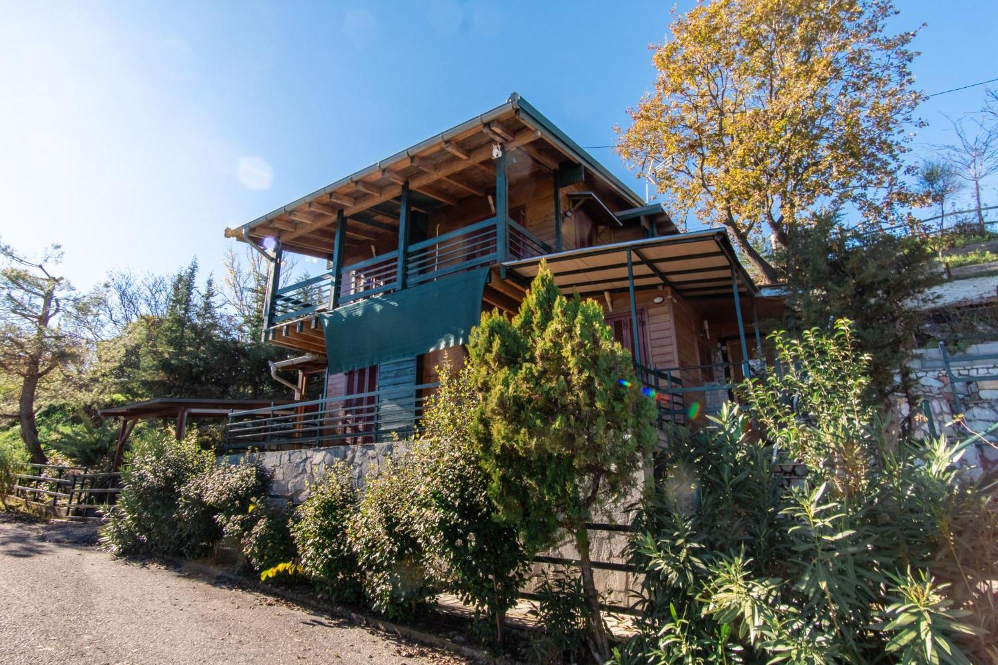 Zeus-Village Οικισμός Φινλανδικών Chalet Με Πισίνες & Γυμναστήριο Molos  Екстер'єр фото